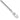 14K White Gold 2mm Rope Chain Bracelet with Lobster Clasp, 7 Inches - Image 1