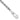 14K White Gold 7-Inch Rope Chain with Lobster Clasp - Image 1