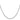 14K White Gold 24" Flat Figaro Chain with Lobster Clasp - Image 2
