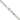 14K White Gold 16-Inch Flat Figaro Chain with Lobster Clasp - Image 3