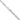 14K White Gold 20" 3mm Flat Figaro Chain with Lobster Clasp - Image 3