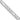 14K White Gold 20" 3mm Flat Figaro Chain with Lobster Clasp - Image 1