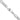 14K White Gold Flat Figaro Chain - 16 Inch, 4mm, Lobster Clasp - Image 3