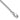 14K White Gold 1mm Franco Bracelet with Lobster Clasp - 8 Inch - Image 1