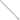 14K White Gold 1.3mm Franco Chain Necklace with Lobster Clasp - 18 Inch - Image 1