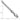 14K White Gold 8 inch 2mm Franco with Lobster Clasp Bracelet - Image 3