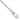 14K White Gold Box Chain Bracelet with Lobster Clasp - 7 Inches - Image 1