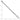 14k White Gold Milano Rope Chain - 2.5mm Modern Elegance - Image 2