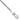 14K White Gold 8 Inch 1.85mm Diamond-cut Quadruple Rope Lobster Clasp Chain - Image 1