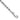 14K White Gold 9 Inch 2.75mm Diamond-cut Quadruple Rope Lobster Clasp Chain - Image 1
