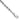 14K White Gold 7 Inch 3mm Diamond-cut Quadruple Rope Lobster Clasp Chain - Image 1