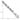 14K White Gold Diamond-Cut Rope Chain Bracelet - 8 Inch, Trendy Style - Image 2