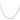 14K  White Gold 20 inch 1.1mm Ropa with Spring Ring Clasp Chain - Image 2