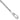 14K  White Gold 10 inch 1.7mm Ropa with Lobster Clasp Anklet - Image 1