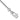 14K White Gold 7-Inch Round Snake Chain with Lobster Clasp - Image 1