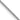 14K White Gold 20 inch .9mm Round Snake with Lobster Clasp Chain - Image 5