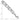 14k White Gold Triple Link Charm Bracelet, 7.25 Inches - Image 4