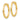 14k Gold Polished Tube Hoop Earrings - Chic Non-Pierced Style - Image 1