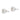 14k White Gold Round CZ Stud Earrings – Chic & Timeless Shine - Image 1
