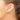 14k White Gold 8mm Round CZ Stud Earrings - Image 2
