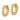 14K .46 carat Diamond Round Hoop w/Safety Clasp Earrings - Image 1