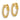 14K Gold Diamond Hoop Earrings with Safety Clasp - 0.56 Carat - Image 1