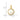14K 9-10mm White Round Saltwater Cultured Mabe Pearl Pendant - View 3