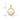 14K 10-11mm White Round Saltwater Cultured Mabe Pearl Pendant - View 3