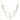 14K Smoky Quartz/White Quartz/Blue Topaz/Citrine/Amethyst 3-strand 17 inch Necklace - Image 2