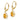 14k 8x6mm Oval Citrine Leverback Earrings - View 2