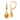 14k 8x6mm Oval Citrine Leverback Earrings - View 1