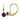 14k 5mm Amethyst Leverback Earrings - View 1