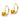 14k 6mm Citrine Leverback Earrings - View 2