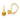 14k 6mm Citrine Leverback Earrings