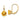 14k 7mm Citrine Leverback Earrings - View 1