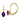 14k 6x4mm Oval Amethyst Leverback Earrings - View 1