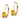 14k 6x4mm Oval Citrine Leverback Earrings - View 2