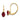 14k 6x4mm Oval Lab Created Ruby Leverback Earrings - View 1