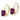 14k 7x5mm Emerald Cut Amethyst Leverback Earrings - View 2