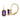 14k 7x5mm Emerald Cut Amethyst Leverback Earrings - View 1