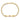 14K Medical Semi-Solid Chain/Solid Plate 26x5mm Centered Red Enamel Figaro Link 7 inch ID Bracelet - Image 4