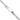 14K White Gold Medical Solid Chain/Solid Plate 26x7mm Soft Diamond Shape Off-Center Red Enamel Anchor Link 7 inch ID Bracelet - Image 1
