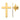 14k Gold Cross Tie Tac Pin for Effortless Style - Image 1
