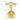 14k Gold Holy Family Medal Pin - Polished & Satin Finish - Image 2