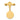 14k Polished and Satin Saint Lucy Medal Pin - Image 4