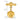 14k Polished and Satin Saint Lucy Medal Pin - Image 3