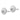 14k White Gold Polished Diamond-Cut Half Ball Earrings - Image 1