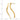 14k Gold Curled Post Earrings for Effortless Chic Style - Image 3
