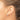 14k White Gold Round Hoop Earrings for Effortless Style - Image 2