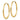 14k Gold Polished Endless Tube Hoop Earrings - Image 1